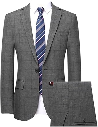 Men's 5XL (Suit Jacket + Pants) Clothing a Italian Slim Dress Wedding Men's 2-piece Suit