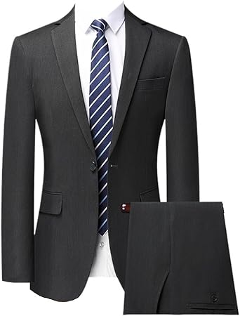 5XL (Suit Jacket + Pants) Men's Clothing a Italian Slim Dress Wedding 2-piece Suit