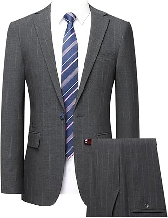 (Suit Jacket + Pants) 5XL Men's Clothing a Italian Slim Dress Wedding 2-piece Suit