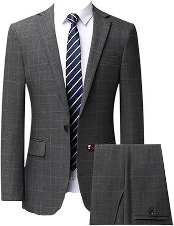Men's 5XL (Suit Jacket + Pants) Clothing a Italian Slim Dress Wedding Men's 2-piece Suit