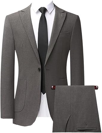 5XL (Suit Jacket + Pants) Men's Clothing a Italian Slim Dress Wedding 2-piece Suit