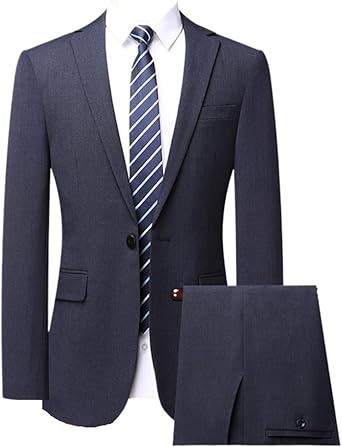 5XL (Suit Jacket + Pants) Men's Clothing a Italian Slim Dress Wedding 2-piece Suit
