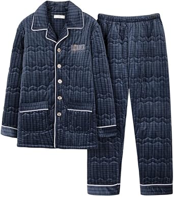 Winter Pajamas For Men's Autumn And In Thick Cotton Home Clothing For Men