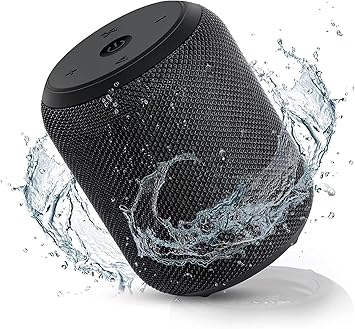 NOTABRICK Bluetooth Speakers, 15W Portable Speakers Bluetooth Wireless V5.0 with Stereo Sound, Active Extra Bass, IPX6 Waterproof Shower Speaker, Double Pairing, for Party, Home Theater, Game Theater