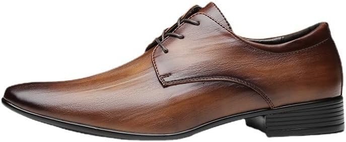 Men's British-style Pointed Toe Wing-shaped Oxford Shoes Leather Lining Formal Business Shoes Suitable For Wedding Banquet Non-slip Waterproof