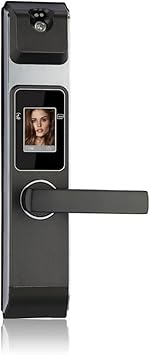 Smart Recognition Door Lock Electronic Keyless Digital Touch Screen for Home(Left Push)