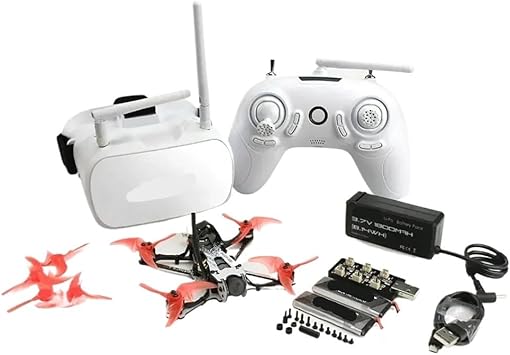 Remote-Controlled Aircraft FPV Freestyle BNF/RTFcarbon Frame Image Transmission System Fit for 2 3K 8X Drone(RTF)