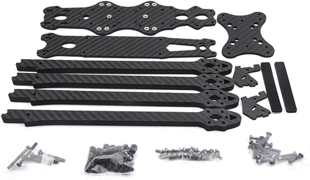AAMARK4 V4 7/8/9/10inch 296/350/395/430mm Carbon Frame Kit with 5/6/7mm Arm FIT for UAV RC Freestyle Long Range Racing FPV Drone(Mark4 V4 10Inch430mm)