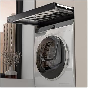 Pull-Out Trouser Rack Removable Pull-Out Rack Wardrobe Storage Expandable Space Saving Drawer,Retractable Invisible Clothes Drying Rack Above Washing Machine, Space-Saving Pull-Out Trouser D
