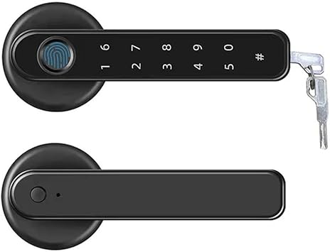 Remote Control Intelligent Fingerprint Password Single Latch Deadbolt Lock Smart(E)