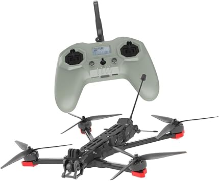 Analog 6S FPV Drone with R1 Mini Camera/GPS + Commando8 Radio Transmitter ELRS V2 FPV FIT for Chimera7 Pro V2 UAV(ELRS900MHz Diversity)