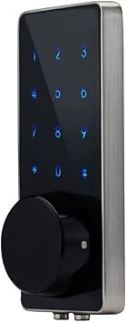 Zinc Alloy Electronic Digital Door Lock,Smart Keypad Code Keyless Entry Security,Password