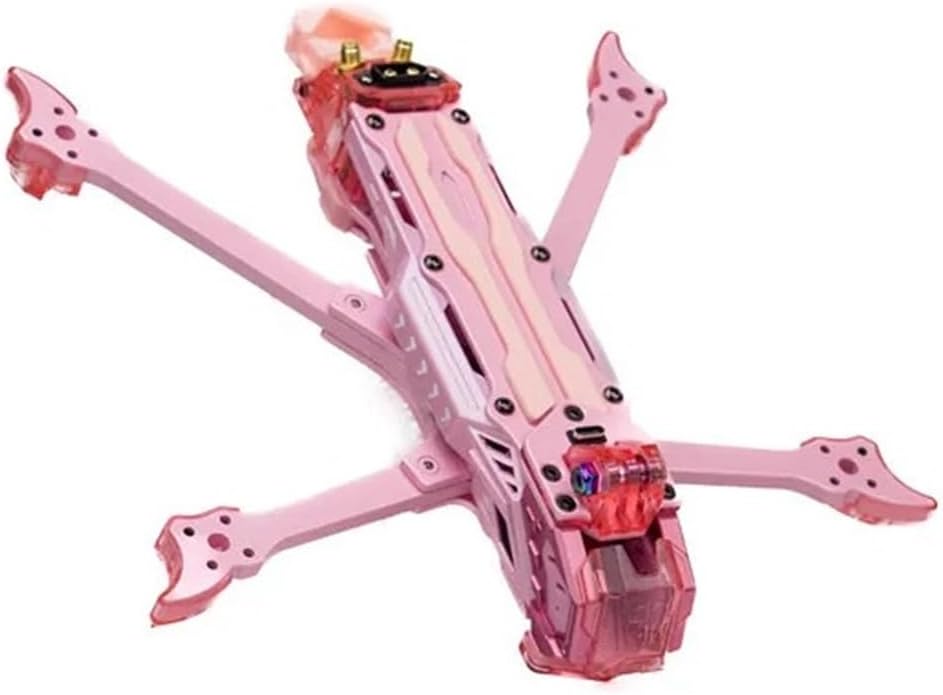 5" DC Frame Kit Carbon Compatible O4 Air Unit Pro/Colorful Effect FPV Racing FIT for J5 V2 Drone(4149162D)